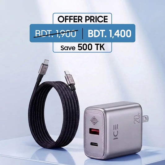 Power Charger + Type C cable