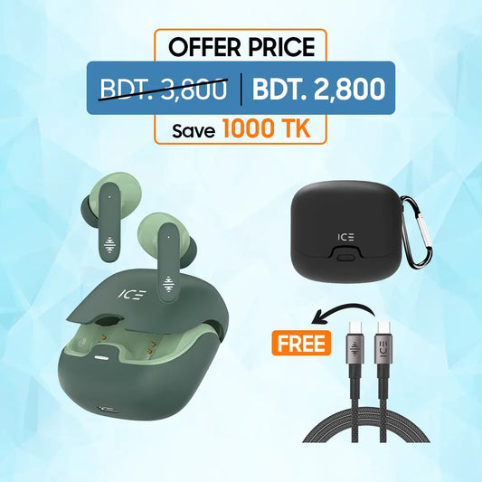 Prime Pro Green + Cover + FREE Type-C Cable